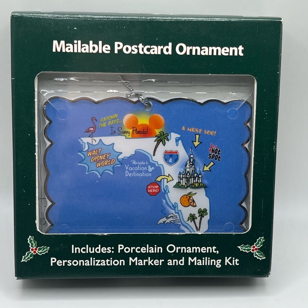 Disney’s Christmas Collection‎ Mailable Postcard Ornament